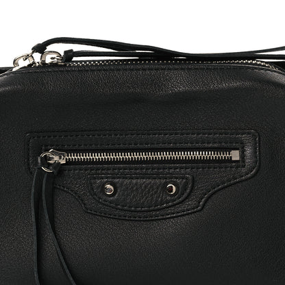 Balenciaga Calfskin Papier Belt Bag Black 7 of 9
