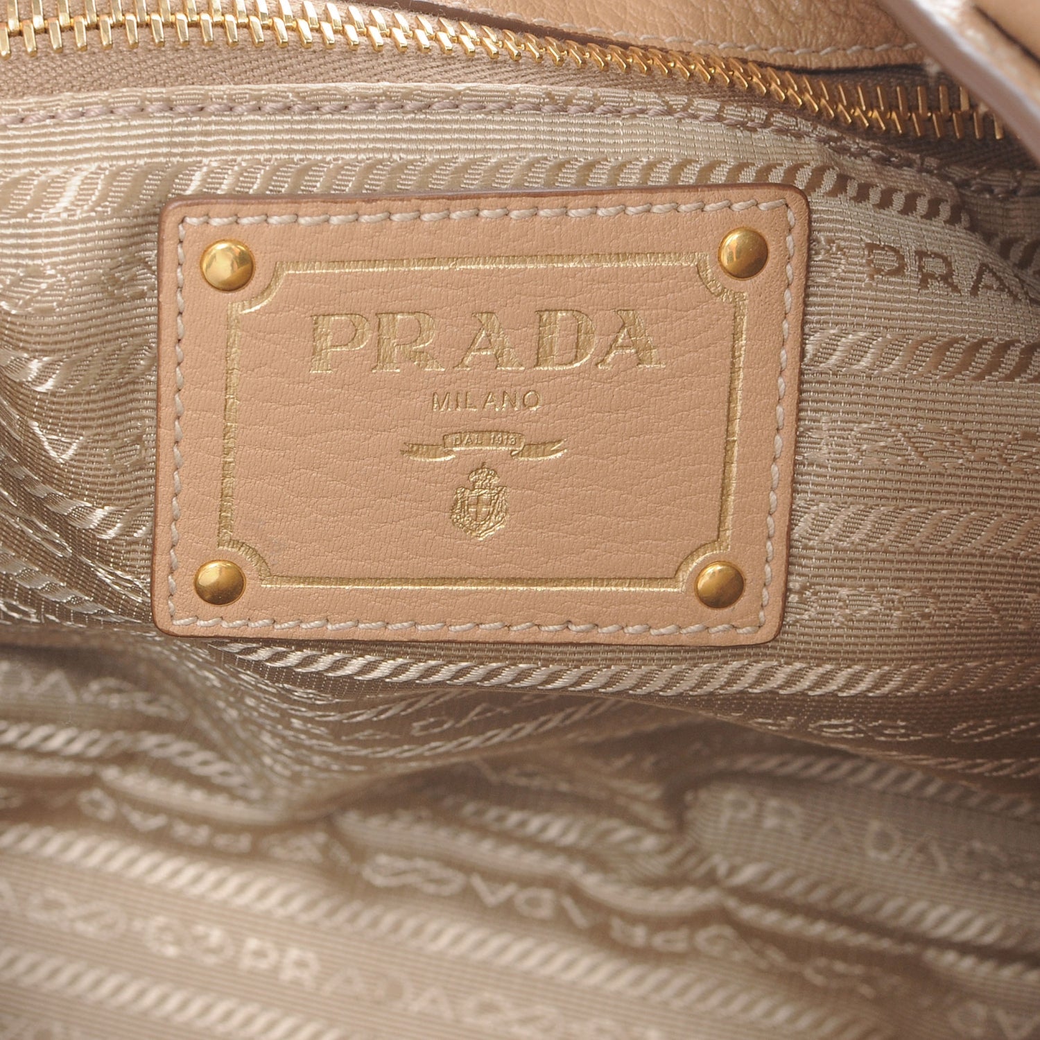 Prada Vitello Daino Bag Sughero 8 of 9