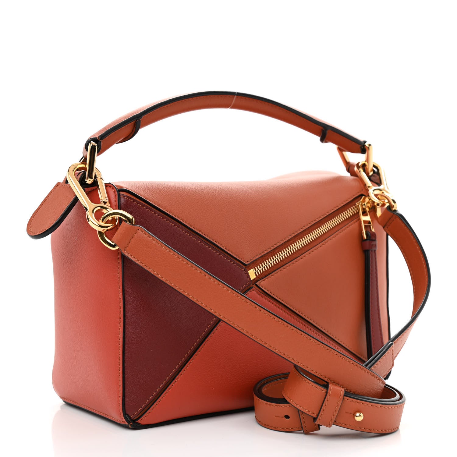 Loewe Calfskin Small Puzzle Bag Spice Orange Pumpkin 3 of 7