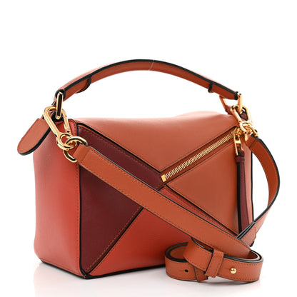 Loewe Calfskin Small Puzzle Bag Spice Orange Pumpkin 3 of 7