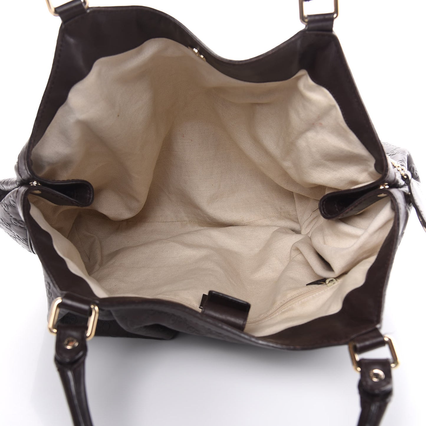 Guccissima Signature Large Sukey Tote Chocolate