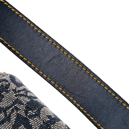 Christian Dior Monogram Saddle Bag Blue 16 of 18