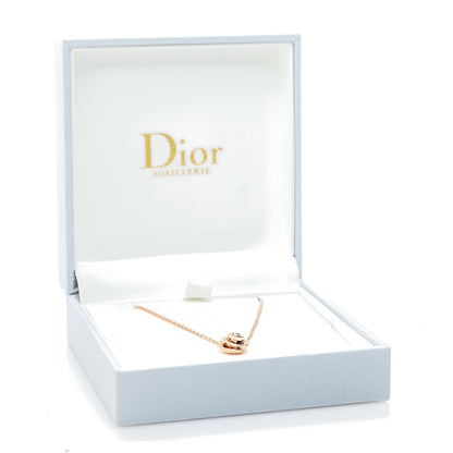 Christian Dior 18K Rose Gold Diamond Small Rose Couture Necklace 7 of 7