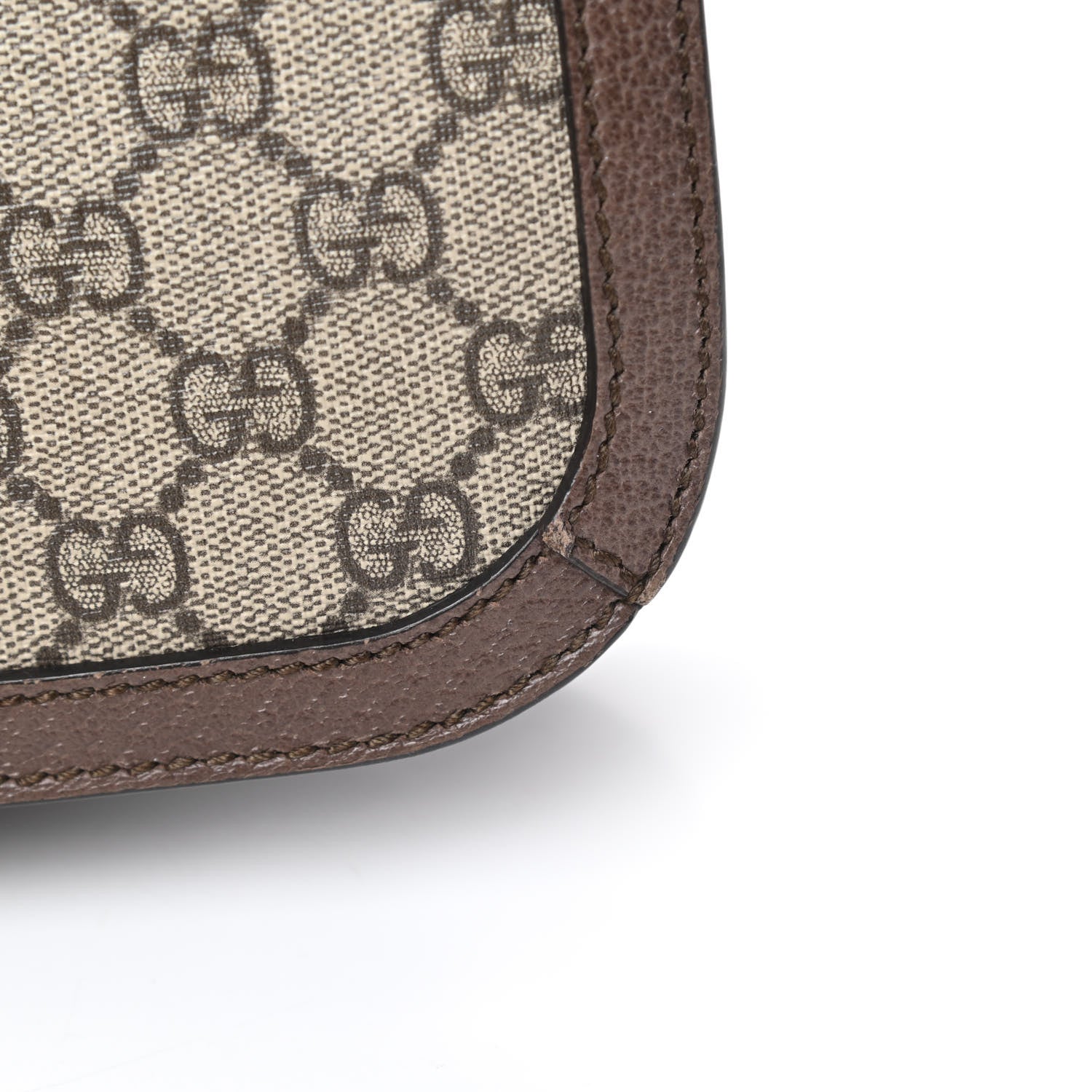 Gucci GG Supreme Monogram Web Ophidia Flap Messenger Bag Beige New Acero 17 of 18