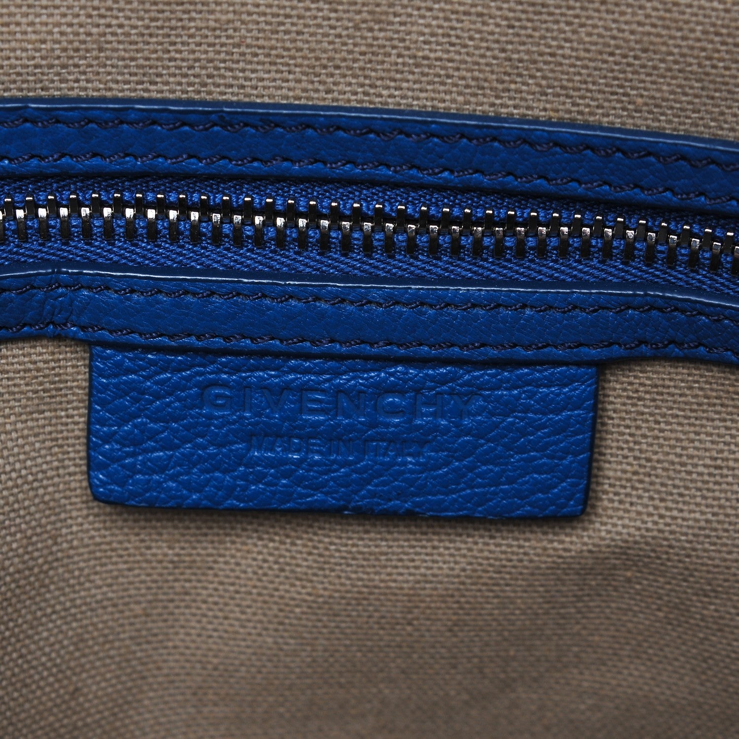 Givenchy Sugar Goatskin Medium Antigona Electric Blue 6 of 6
