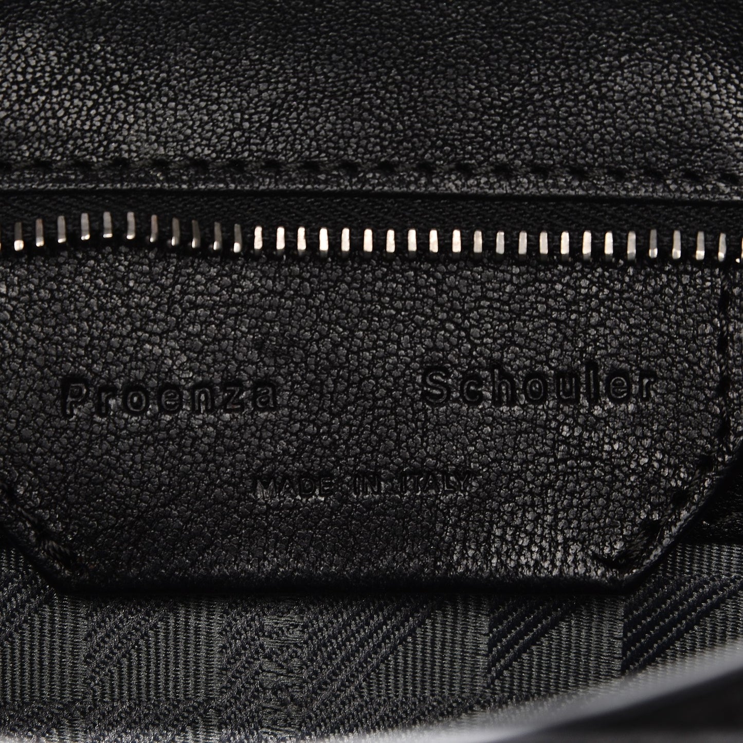 Lambskin Fringe PS1 Crossbody Pouch Black