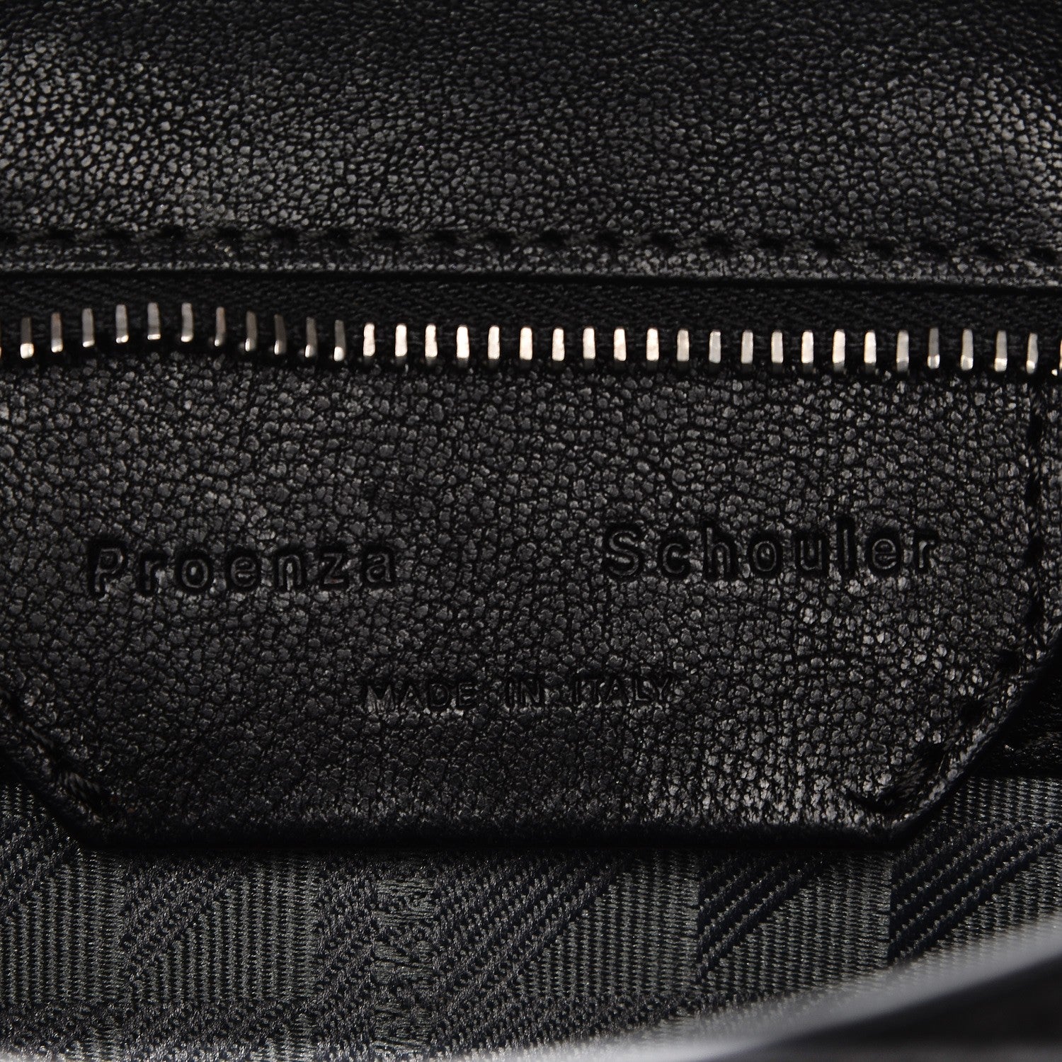 Proenza Schouler Lambskin Fringe PS1 Crossbody Pouch Black 7 of 8
