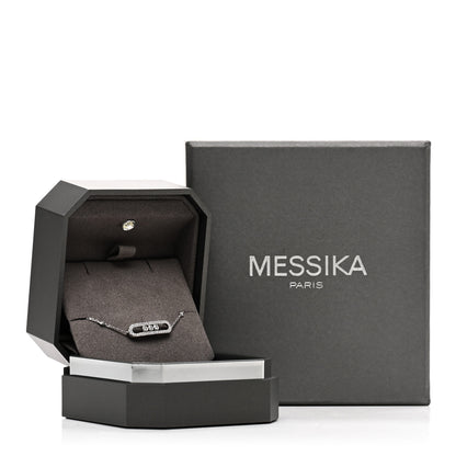 Messika 18K White Gold Diamond Classic Baby Move Pave Bracelet 4 of 4