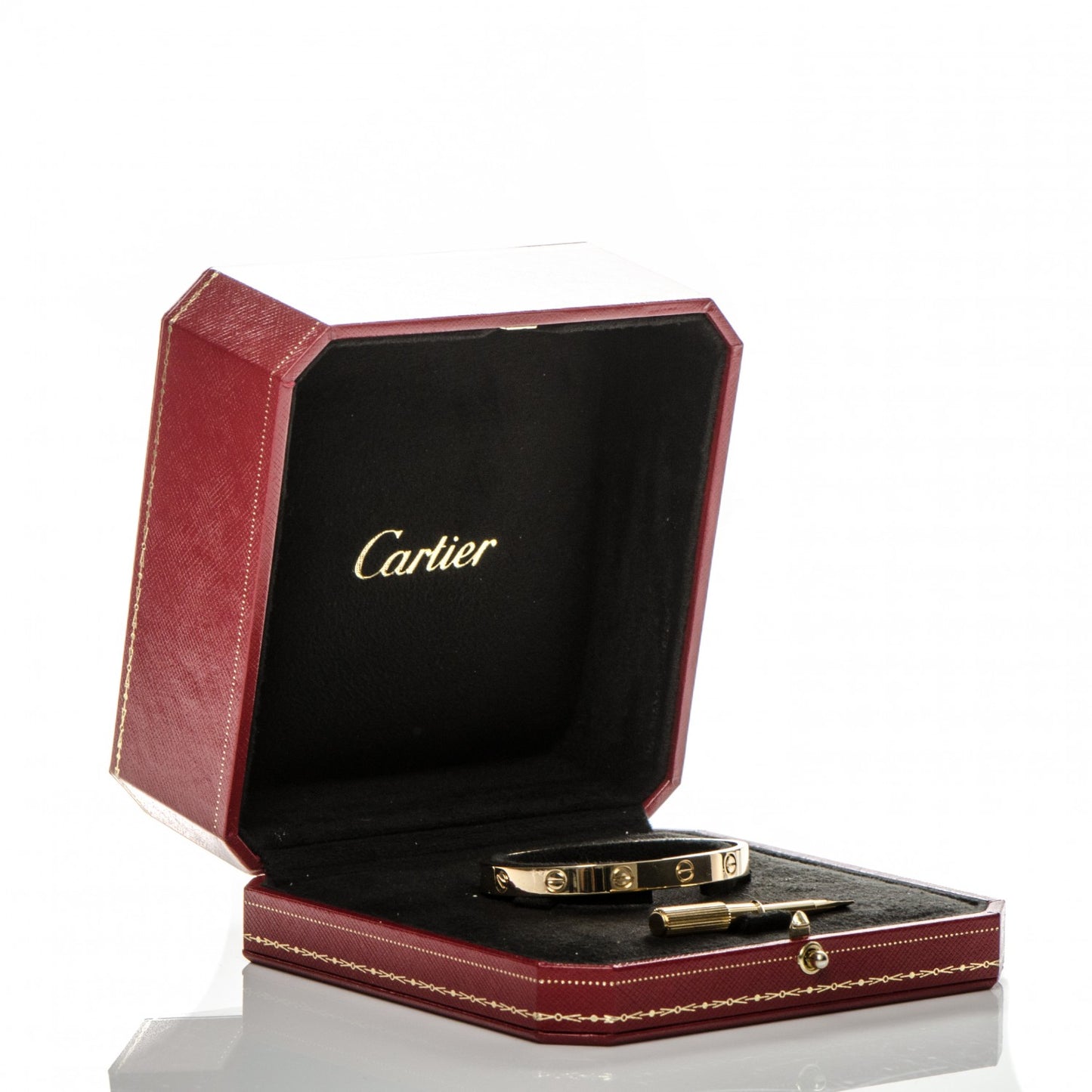 18K Yellow Gold LOVE Bracelet 16