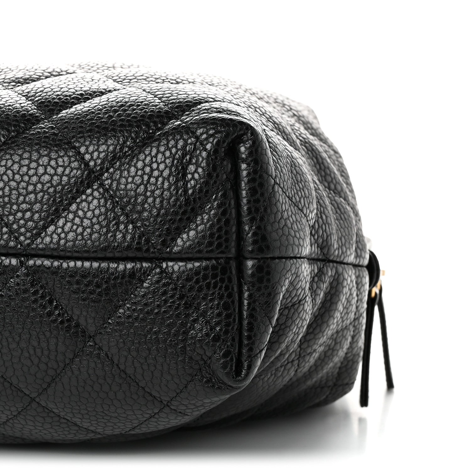 Chanel Shiny Caviar Quilted Large Bowling Bag Black 10 of 10