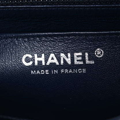 Chanel Jersey Quilted Camellia 2.55 Reissue Mini Flap Black White 6 of 11