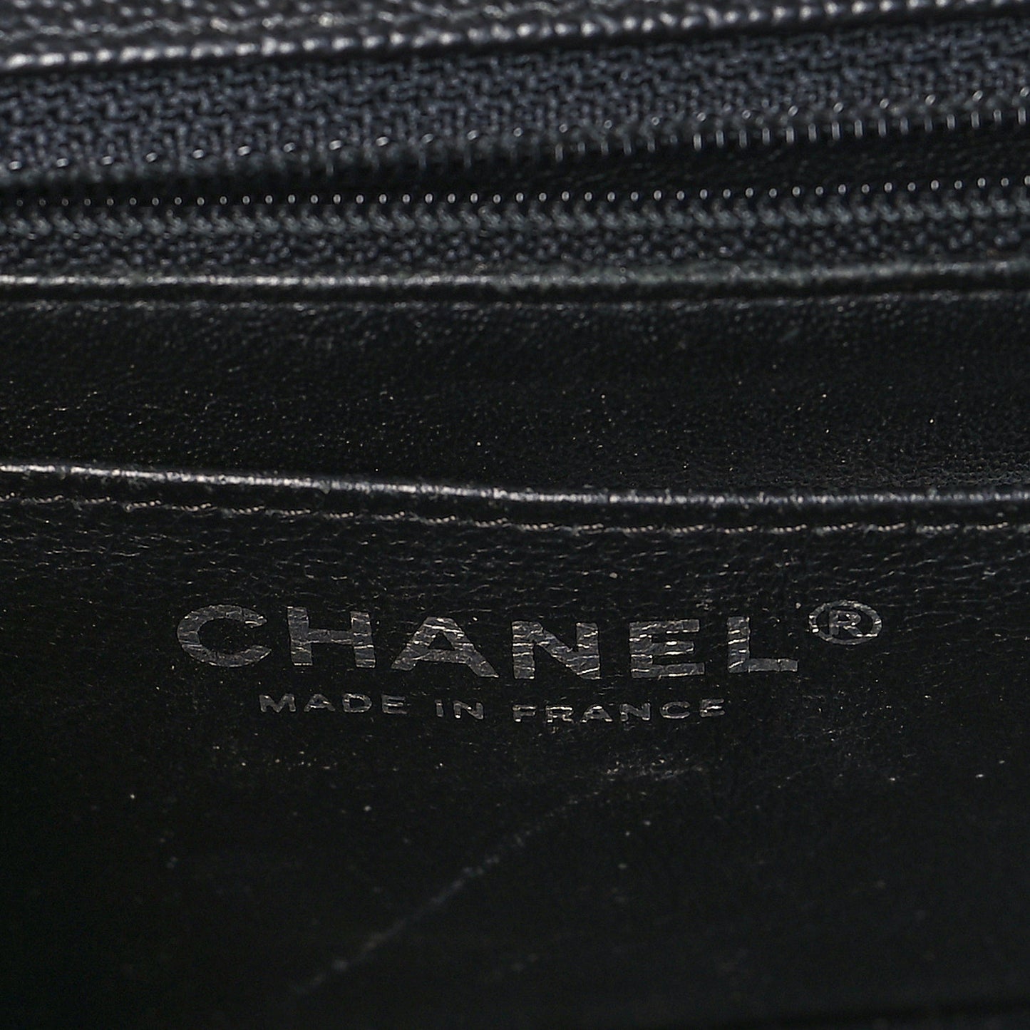 Caviar Quilted Mini Rectangular Flap Black