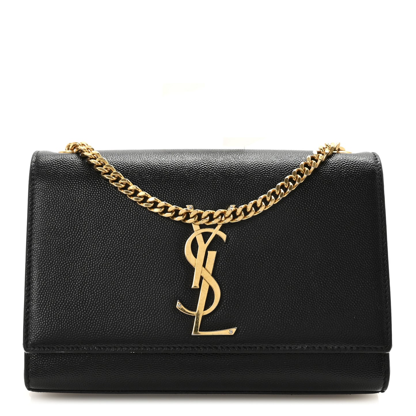 Grain De Poudre Small Monogram Kate Satchel Black