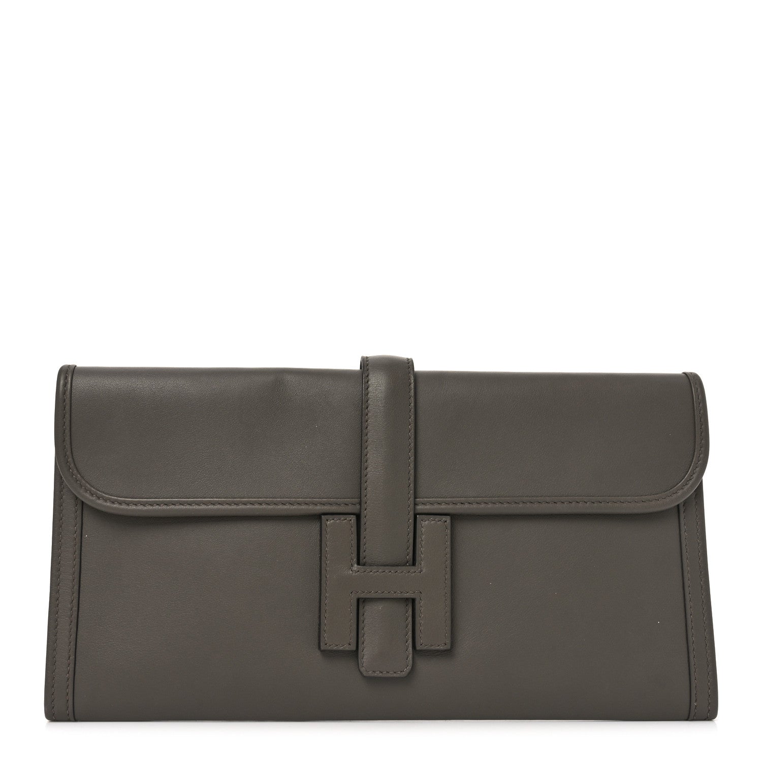 Hermes Swift Jige Elan 29 Clutch Etain 1 of 10