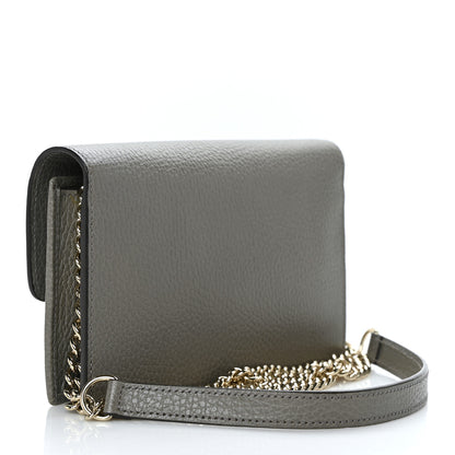 Gucci Dollar Calfskin Interlocking G Chain Wallet Loess 3 of 8