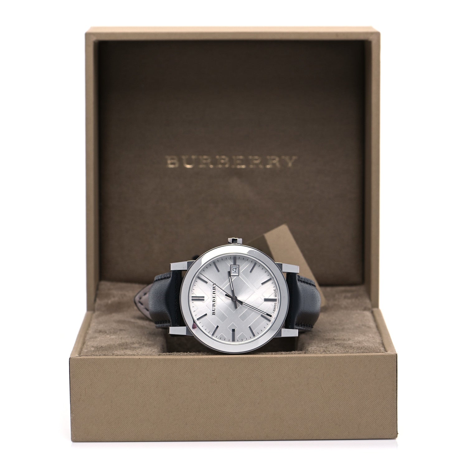 Burberry Stainless Steel Calfskin 38mm Heritage Quartz Watch BU9008 7 of 7