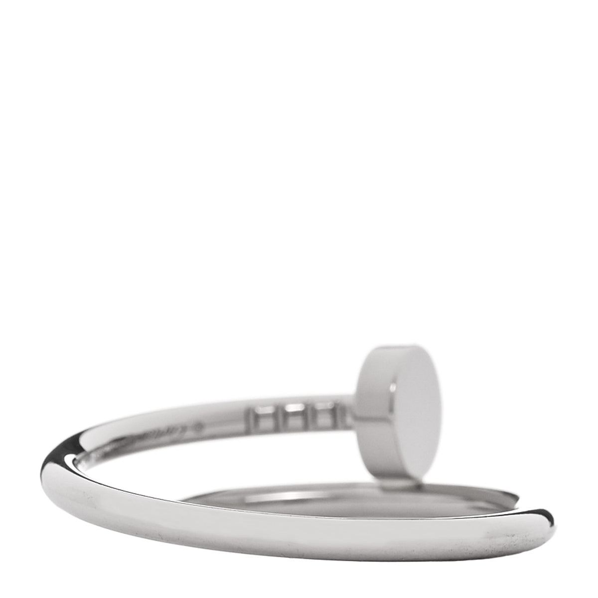 Cartier 18K White Gold Small Juste Un Clou Ring 56 7.5 3 of 6