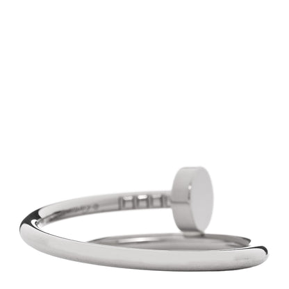 Cartier 18K White Gold Small Juste Un Clou Ring 56 7.5 3 of 6