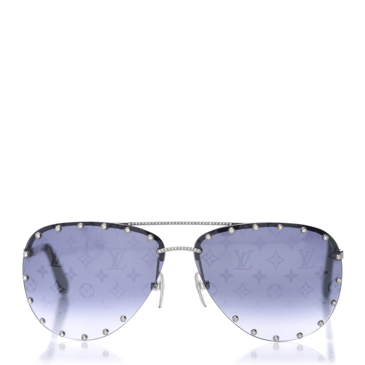 Monogram The Party Aviator Sunglasses Z0971U Black