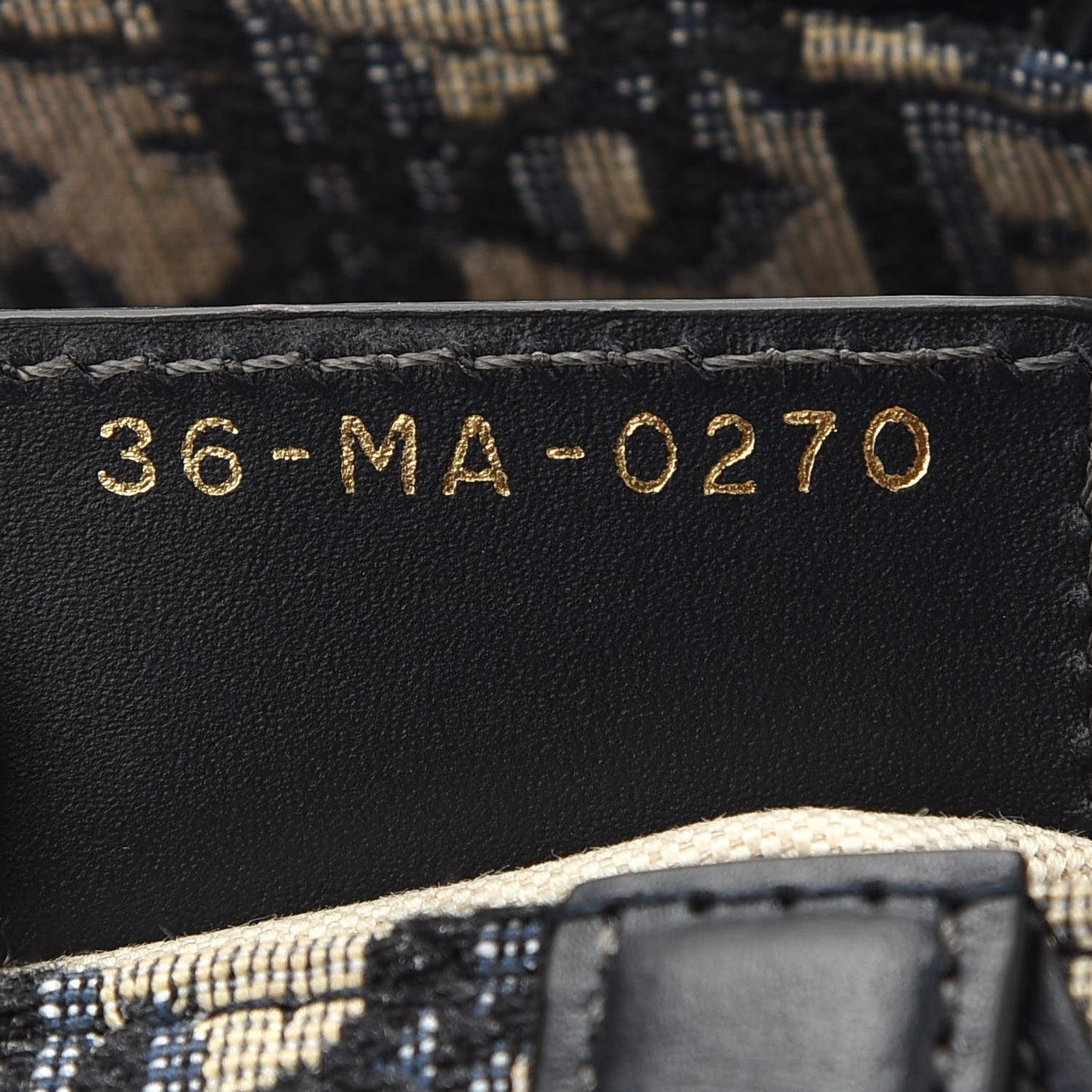 Oblique Saddle Bag Blue