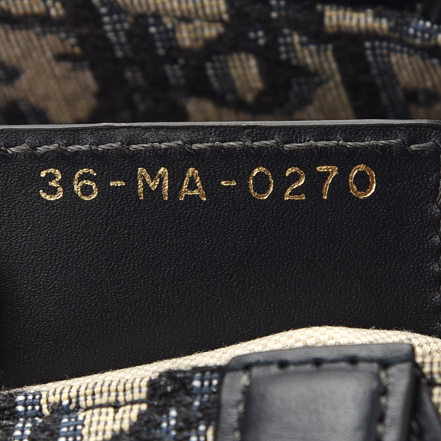 Christian Dior Oblique Saddle Bag Blue 7 of 9