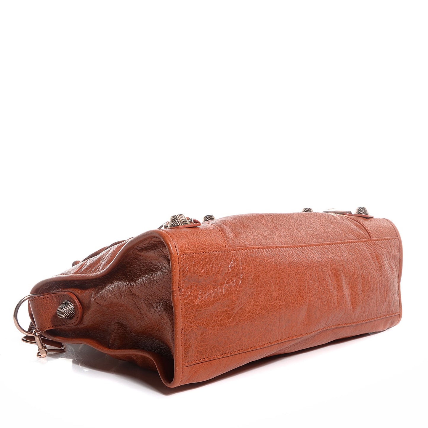 Agneau Giant 21 Rose Gold Hardware City Orange Brulee