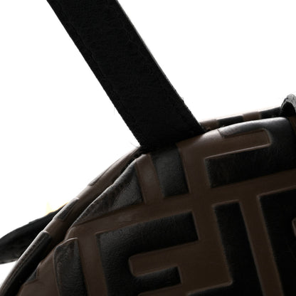 Fendi Vitello Bi-Color FF 1974 Embossed Mini Backpack Maya Black 11 of 13