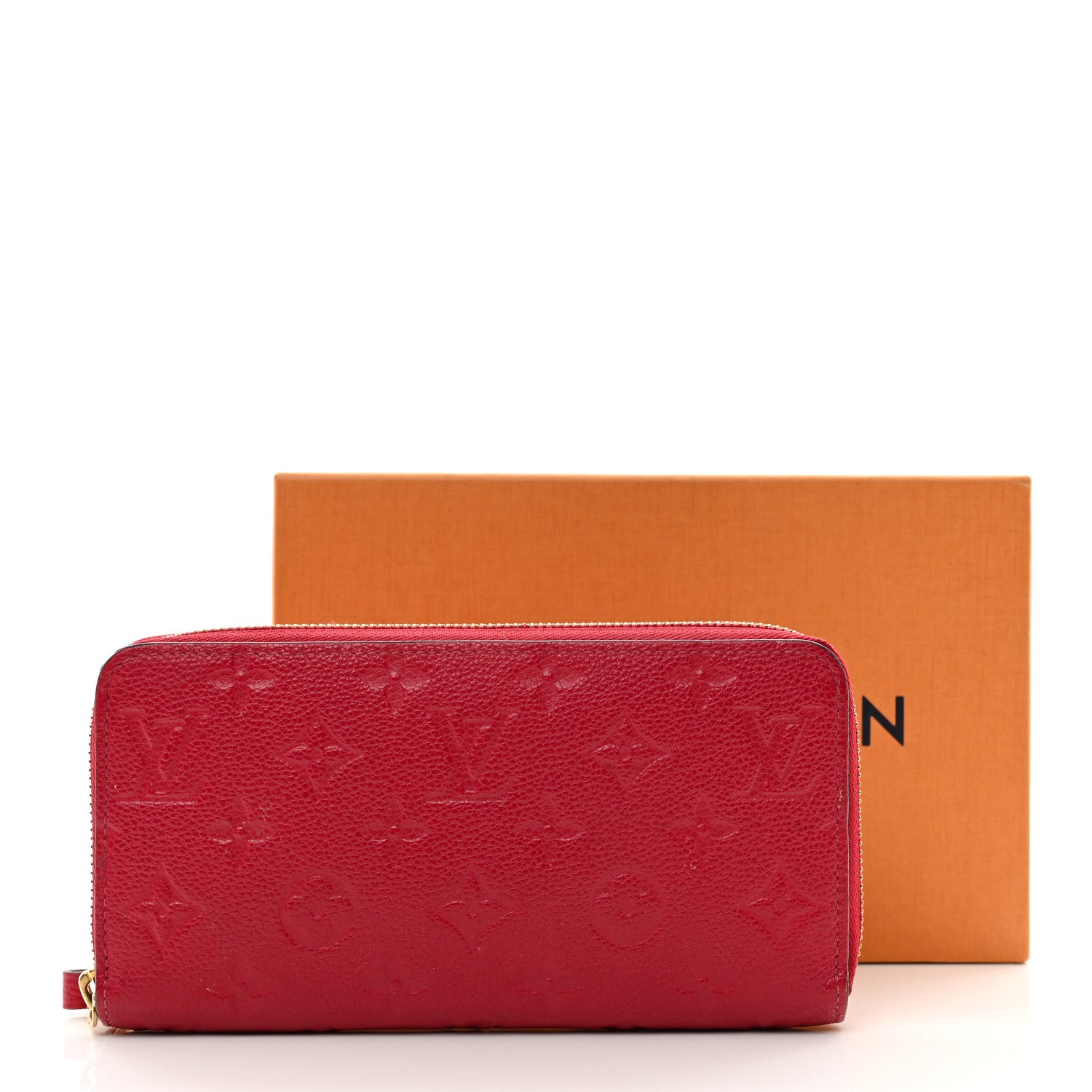 Louis Vuitton Empreinte Zippy Wallet Scarlet 3 of 10