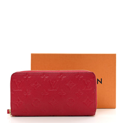 Louis Vuitton Empreinte Zippy Wallet Scarlet 3 of 10