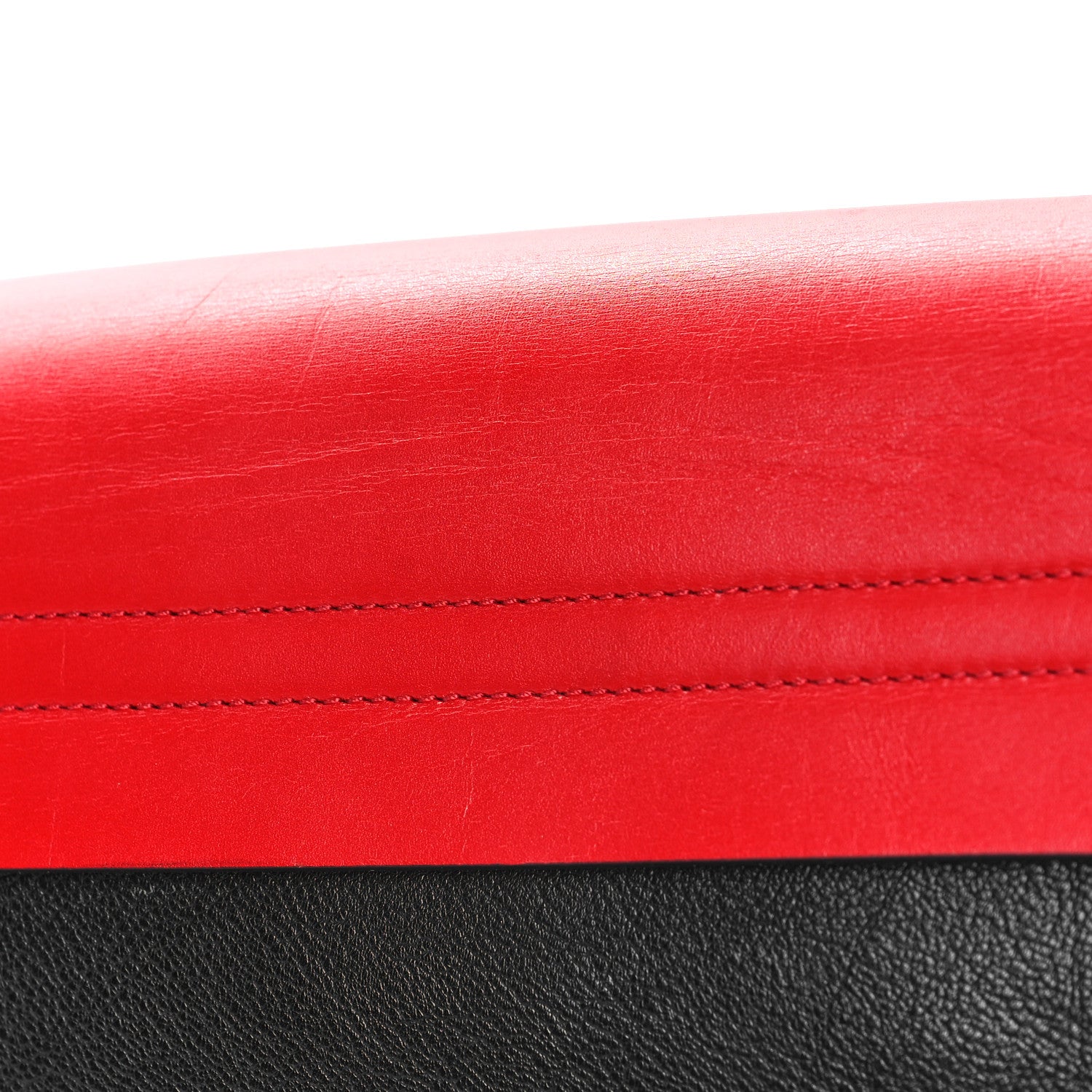 Valentino Garavani Smooth Calfskin Medium Vring Shoulder Bag Rouge Pur Cerise Black 9 of 10