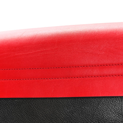 Valentino Garavani Smooth Calfskin Medium Vring Shoulder Bag Rouge Pur Cerise Black 9 of 10