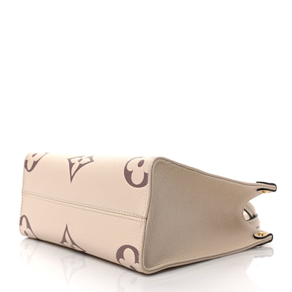 Louis Vuitton Empreinte Monogram Giant Onthego PM Creme Bois de Rose 6 of 6