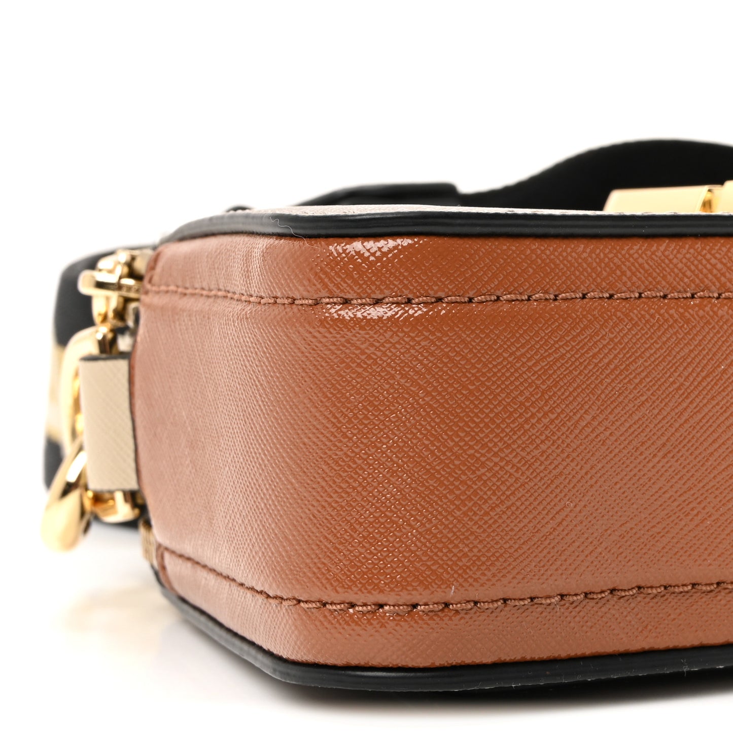 Saffiano Small Snapshot Camera Bag Sandcastle