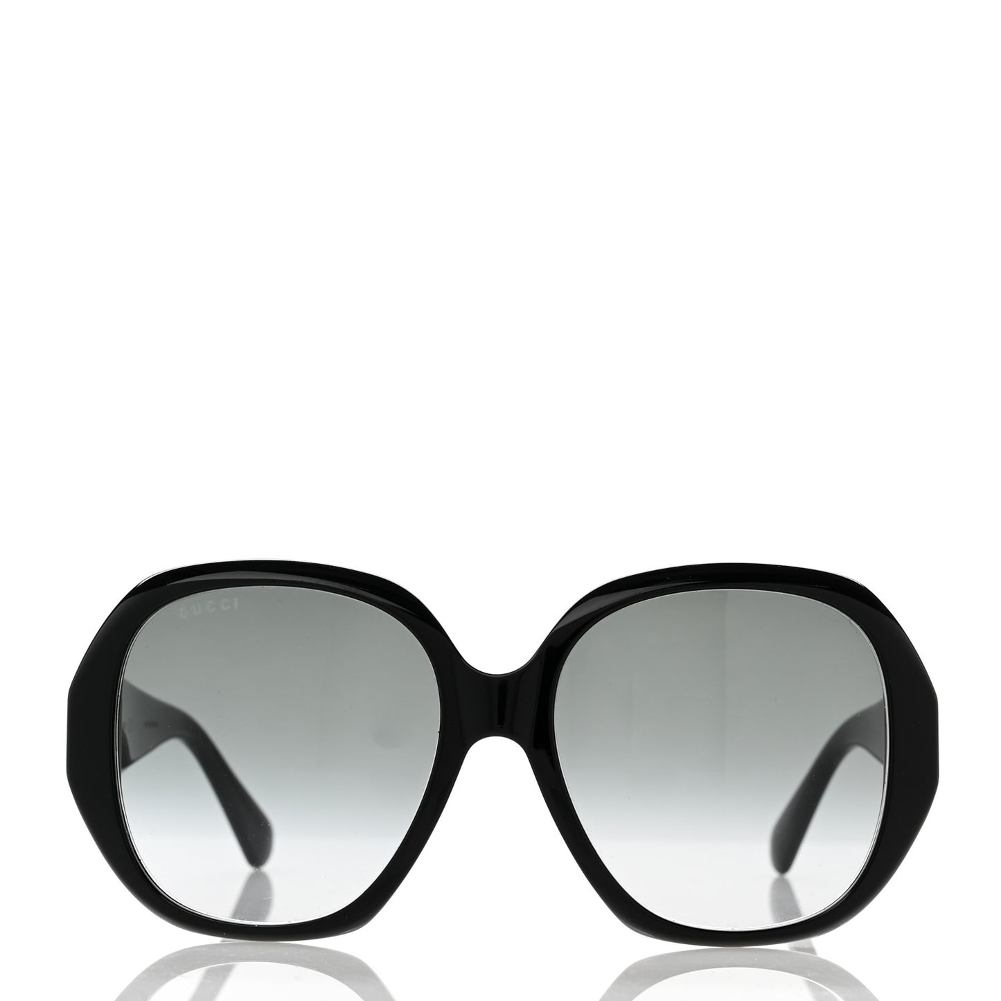 Acetate Round Frame Sunglasses GG0796S Black