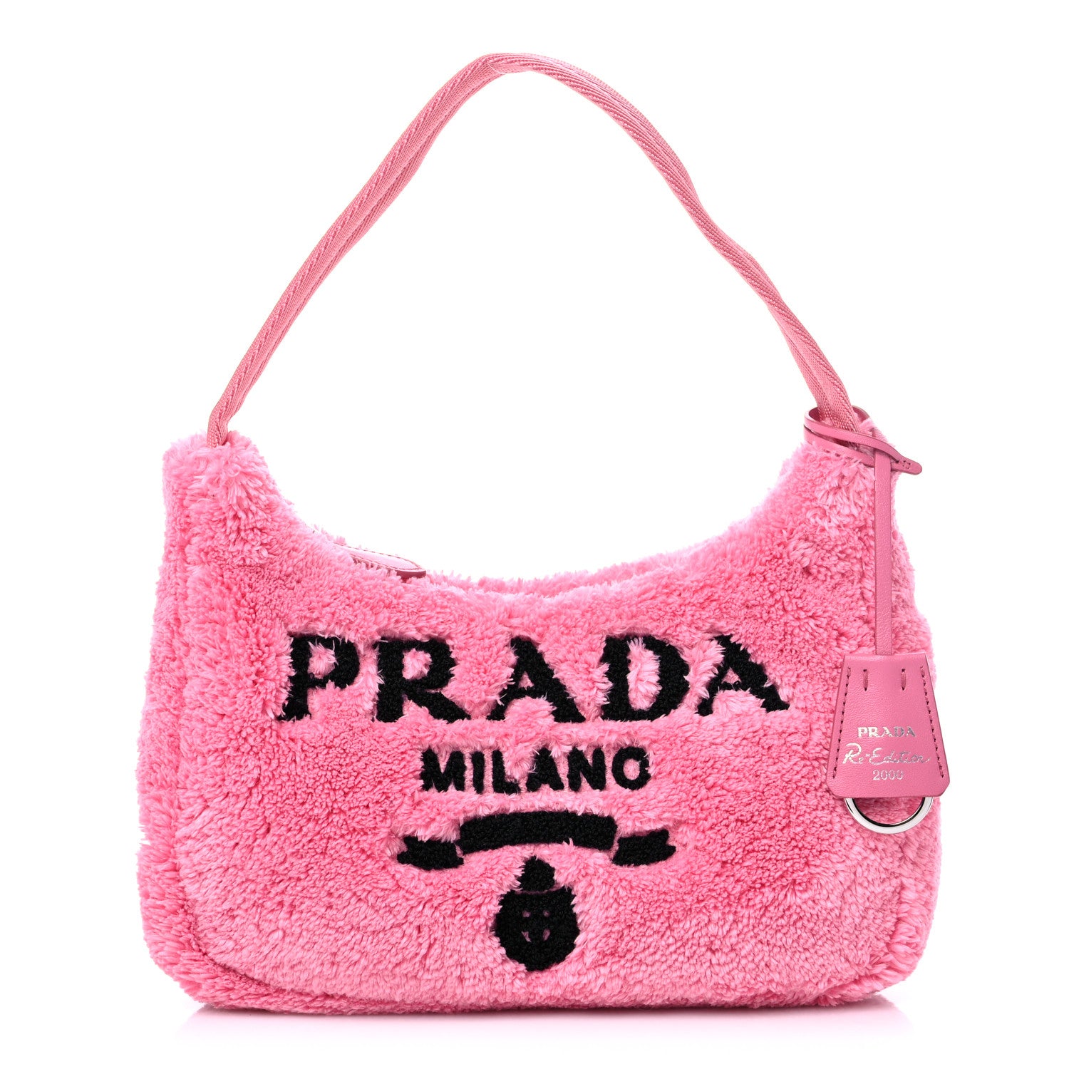 Prada Terry Cloth Mini Re-Edition 2000 Bag Petalo Black 1 of 7