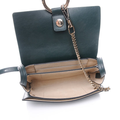 Chloe Suede Calfskin Small Faye Shoulder Bag Forest Green 5 of 9