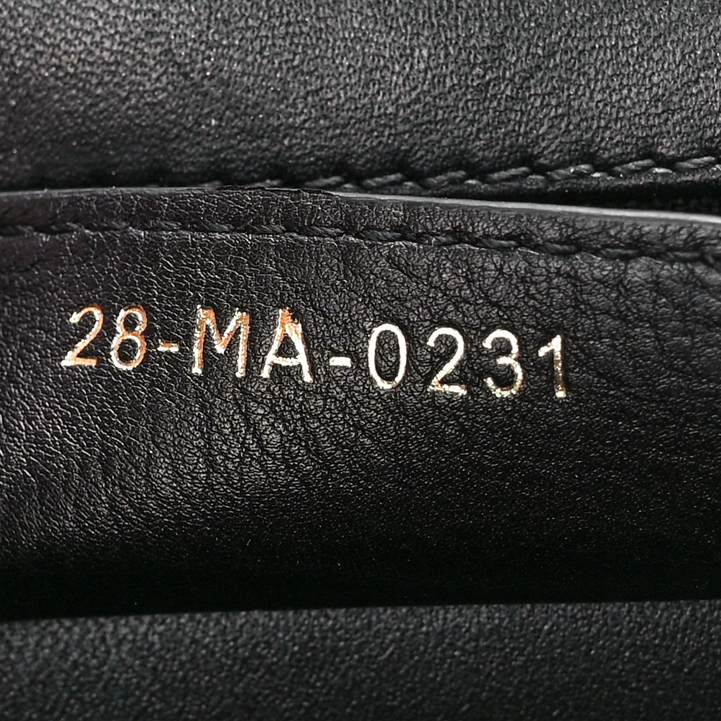 Grained Calfskin Cannage Large Caro Bag Black