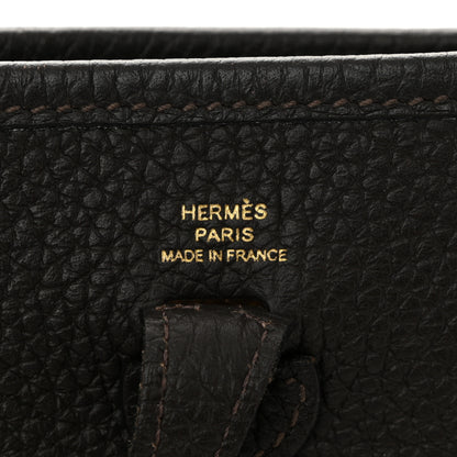 Hermes Taurillon Clemence Evelyne TPM Ebene Rouge Sellier 6 of 10