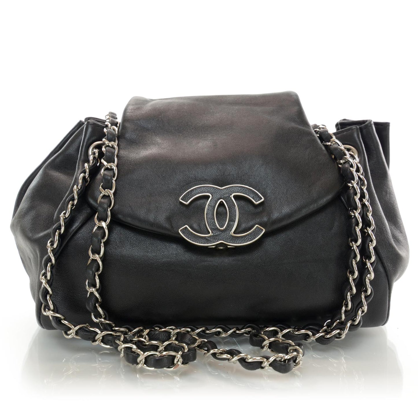 Lambskin Sensual Flap Black