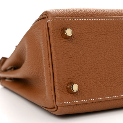 Hermes Togo Kelly Retourne 25 Gold 9 of 12