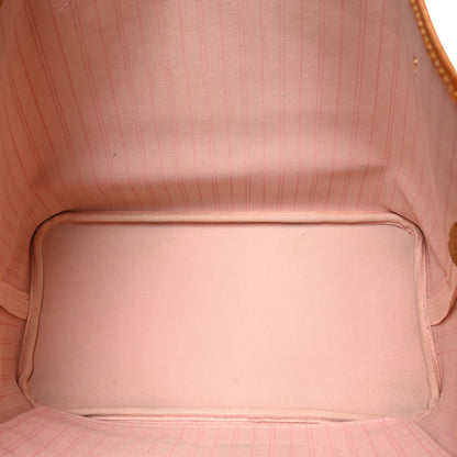 Louis Vuitton Damier Azur Neo Neverfull MM Rose Ballerine 6 of 11