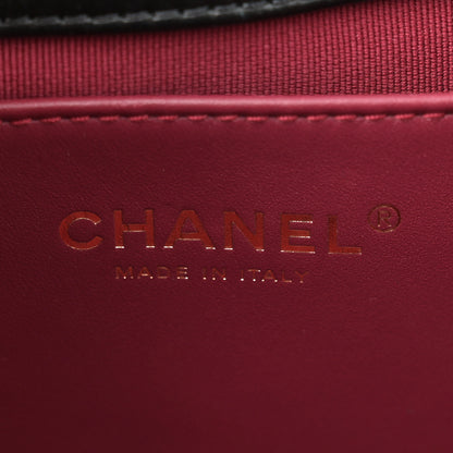 Chanel Lambskin Quilted Small Chain Hobo Black 6 of 10