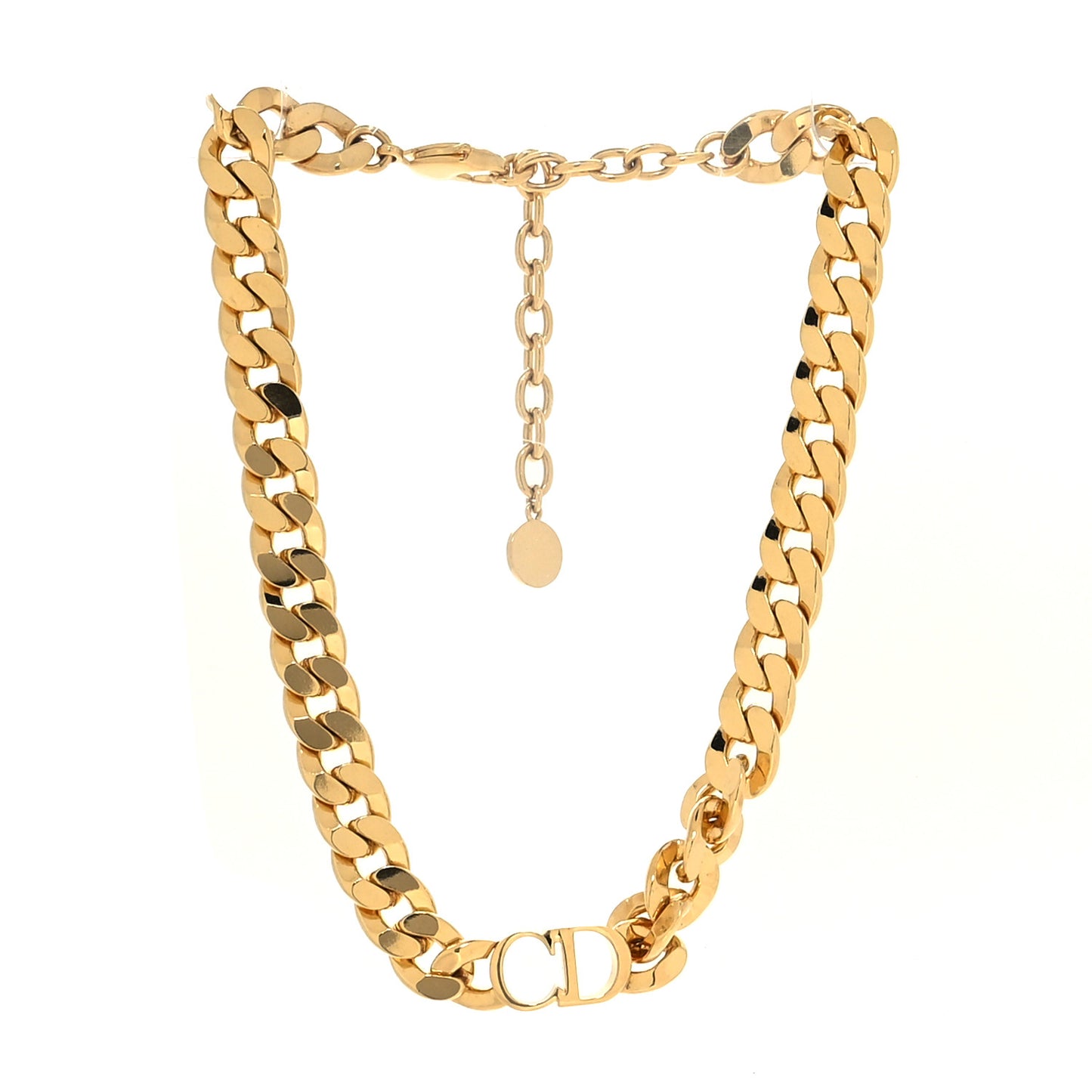 Metal Danseuse Etoile Chain Choker Necklace Gold