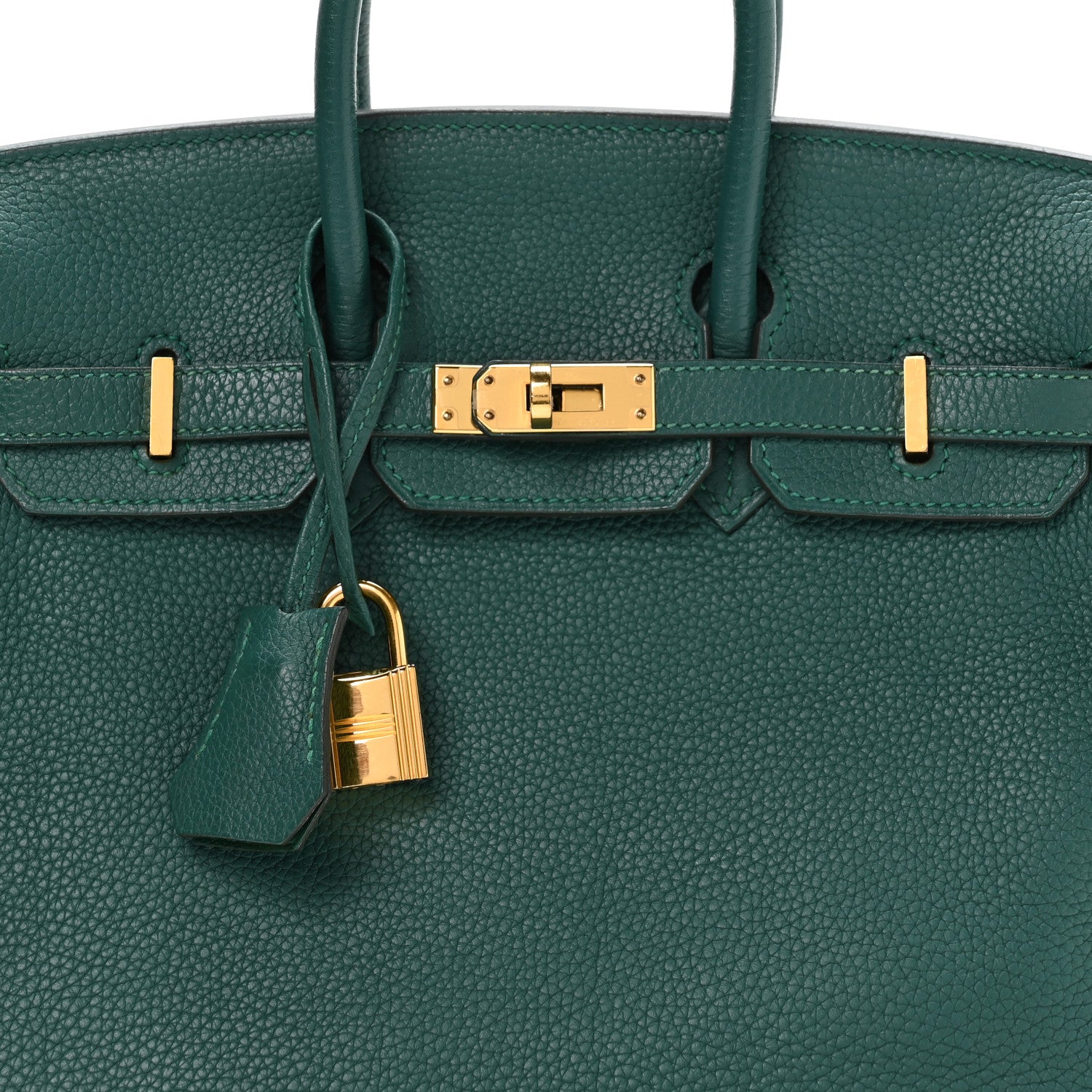 Hermes Togo Birkin 25 Malachite 8 of 10
