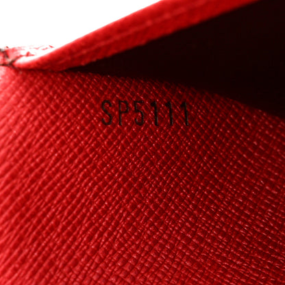 Louis Vuitton Monogram Josephine Wallet Red 7 of 13