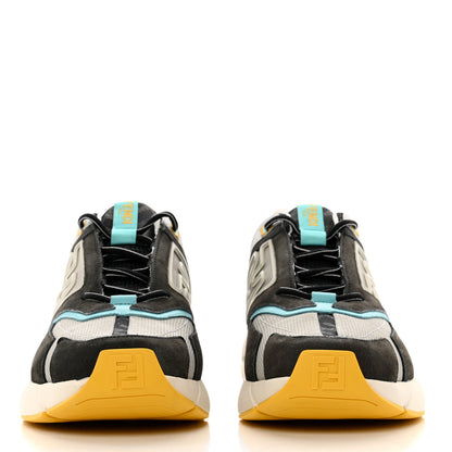 Fendi Nubuck Mesh FF Mens Faster Sneakers 11 Lava Stone 2 of 9