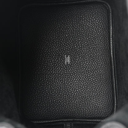 Hermes Taurillon Clemence Picotin Lock 22 MM Black 5 of 9