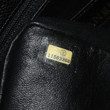 Chanel Caviar Jumbo Single Flap Black 8 of 8