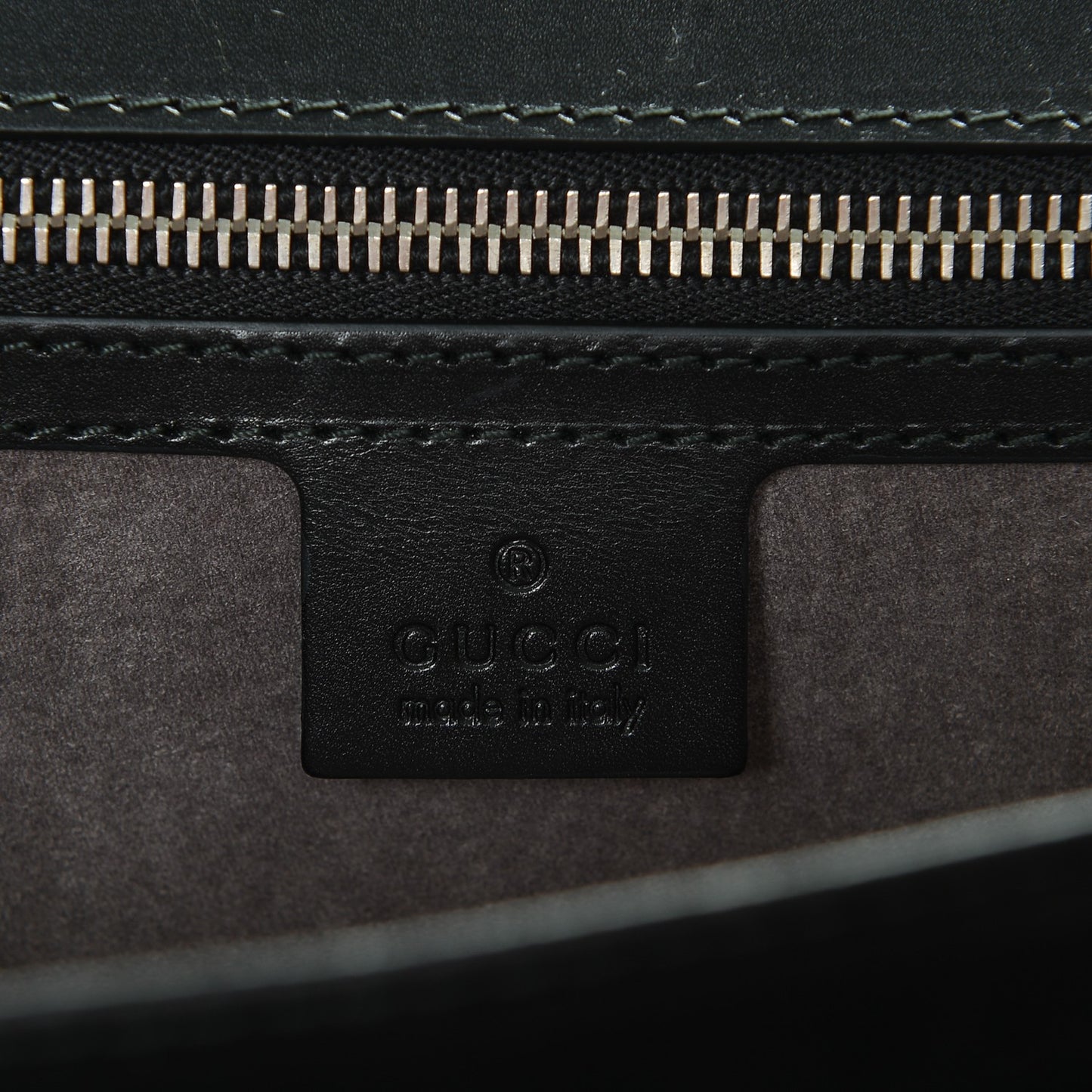 Diamante Double Gusset Briefcase Black