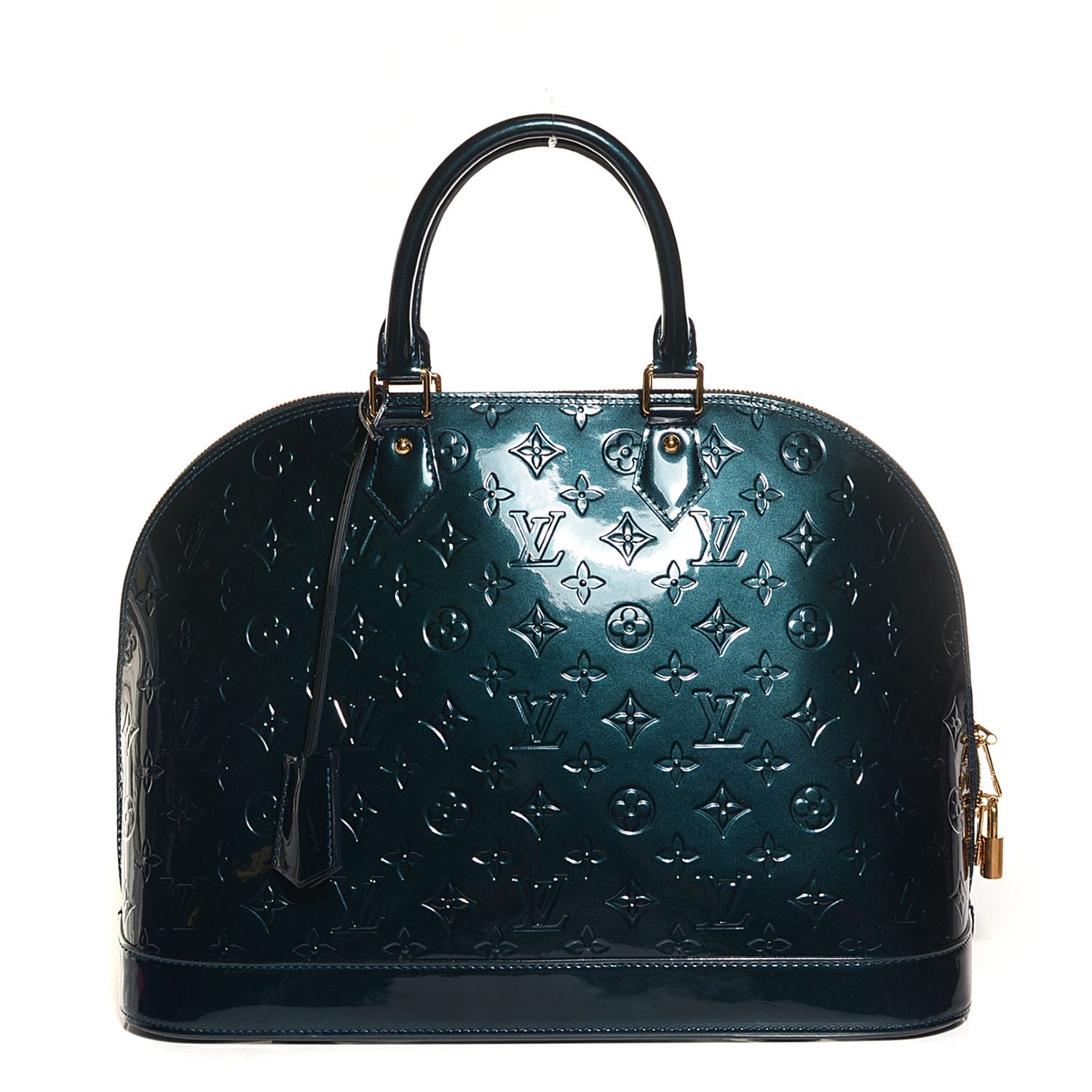 Louis Vuitton Vernis Alma GM Blue Nuit 1 of 7